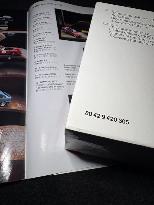 BMW M3 GTR (1:43) — Cecotto and Nissen