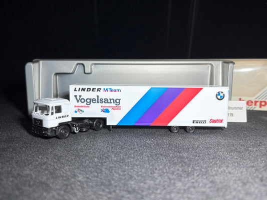 1:87 Herpa Team Linder BMW Race Hauler