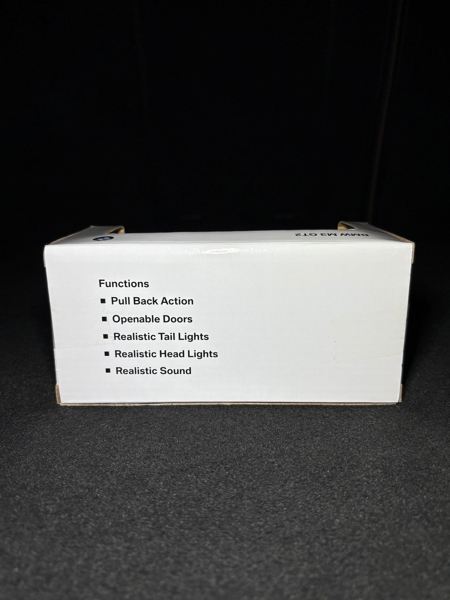 1:32 BMW M3 GT2 — 25th Anniversary Pull-Back Car