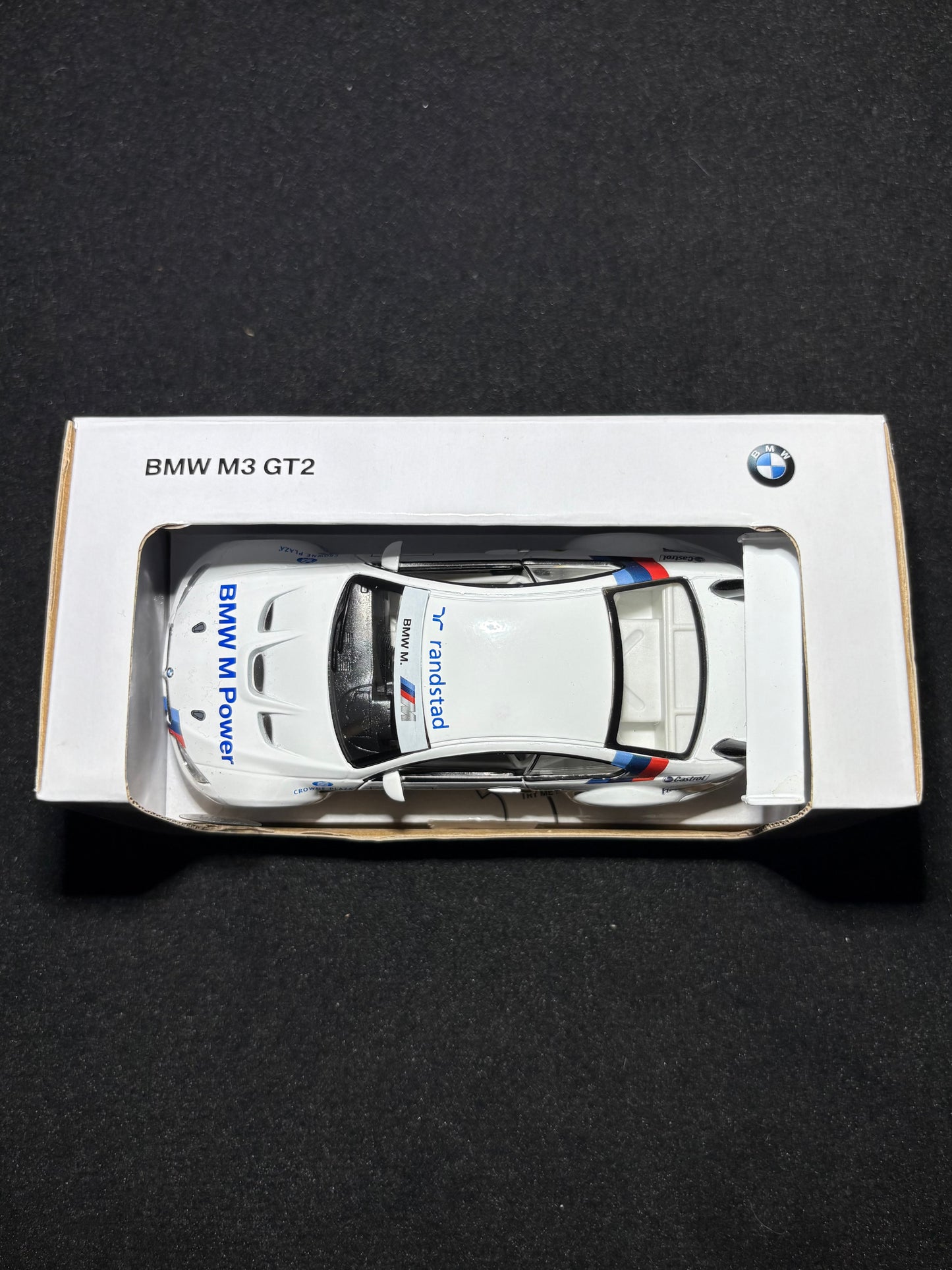 1:32 BMW M3 GT2 — 25th Anniversary Pull-Back Car