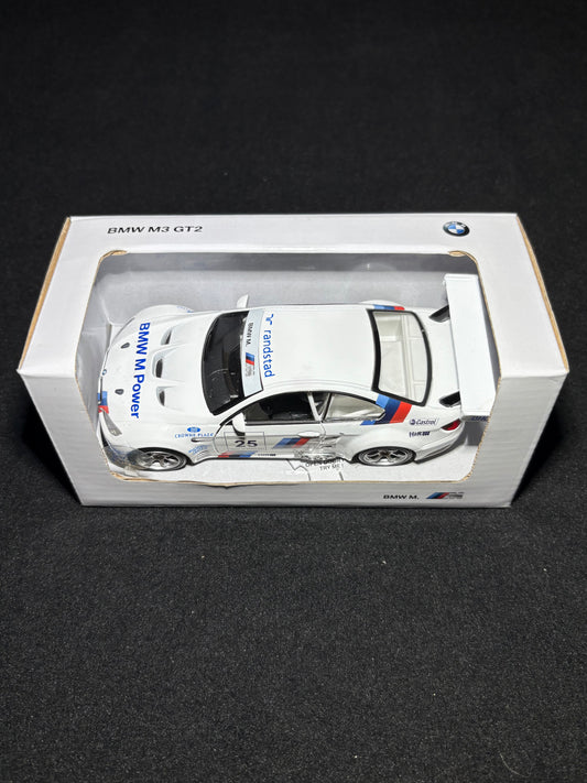 1:32 BMW M3 GT2 — 25th Anniversary Pull-Back Car