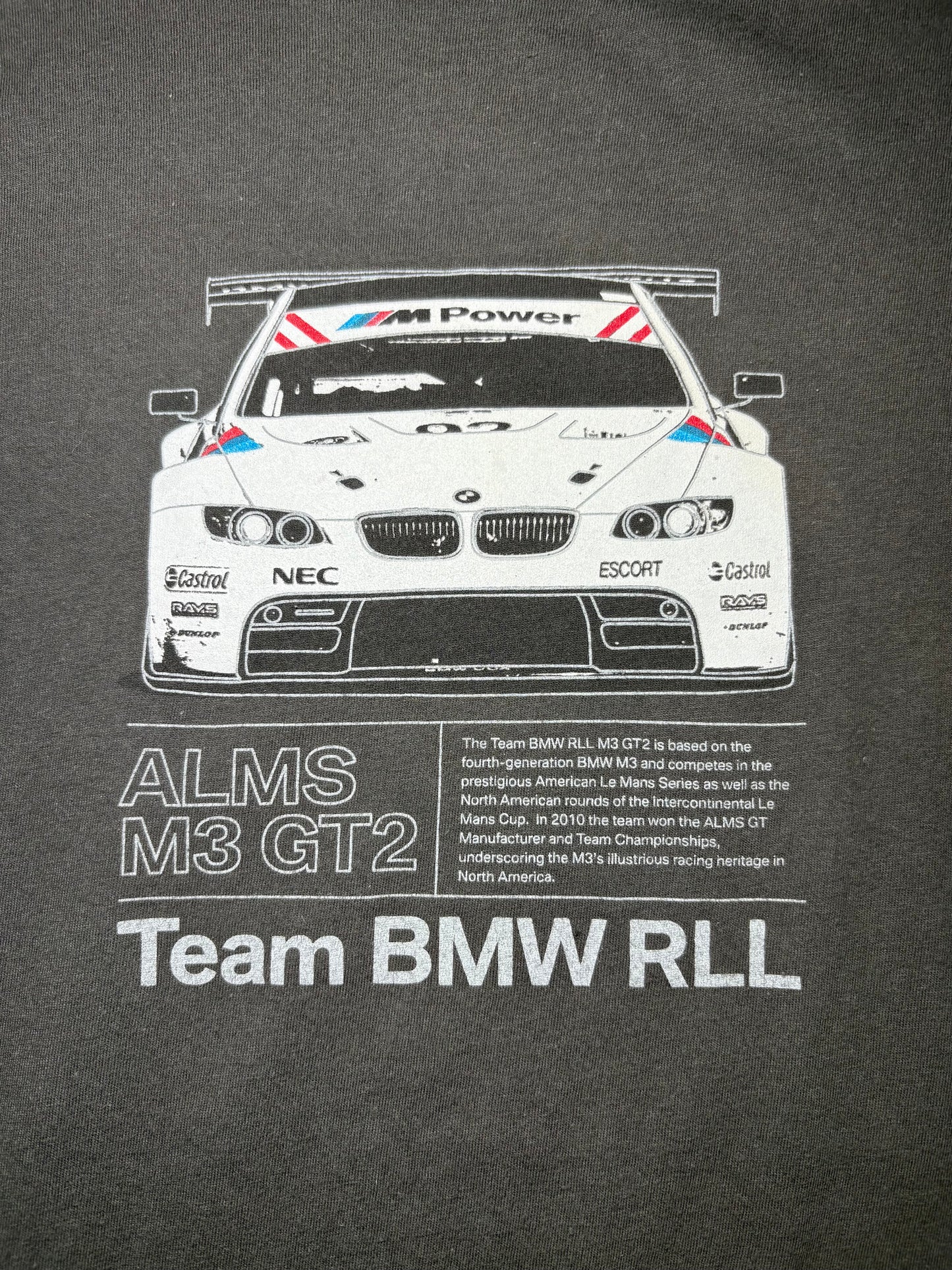 BMW M3 GT2 ALMS TEAM RLL T-Shirt (L)
