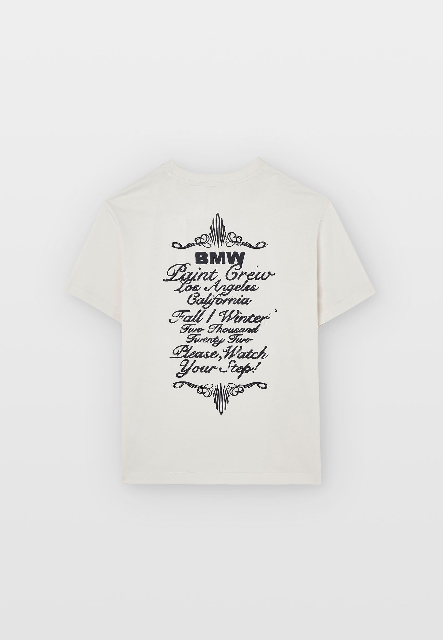 BMW Joshua Vides White Script T-Shirt [XL]