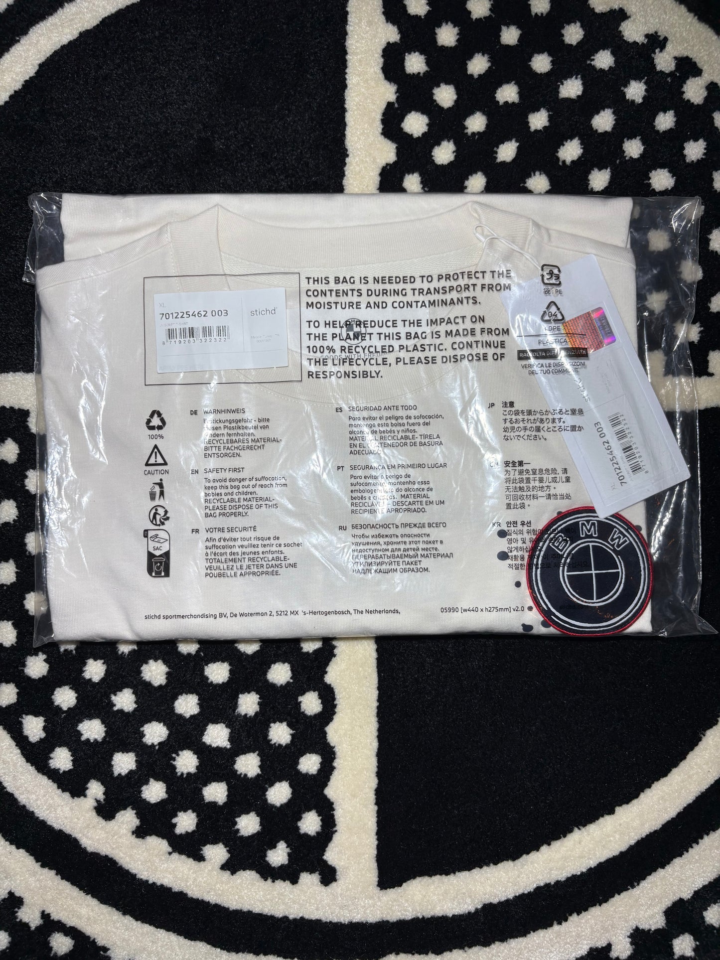 BMW Joshua Vides White Script T-Shirt [XL]