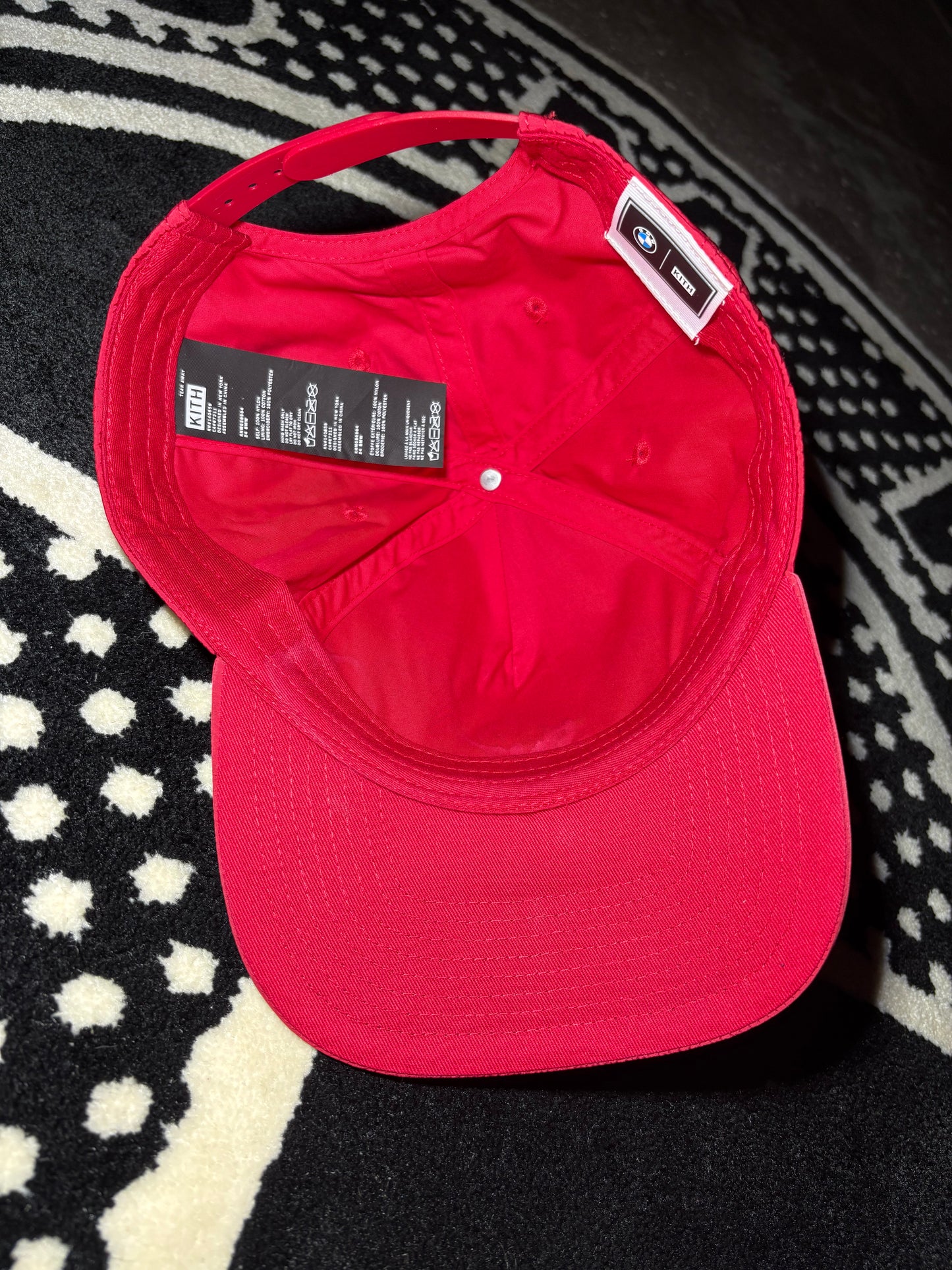 BMW KITH Low-Pinch Crown Snapback - Cinnabar