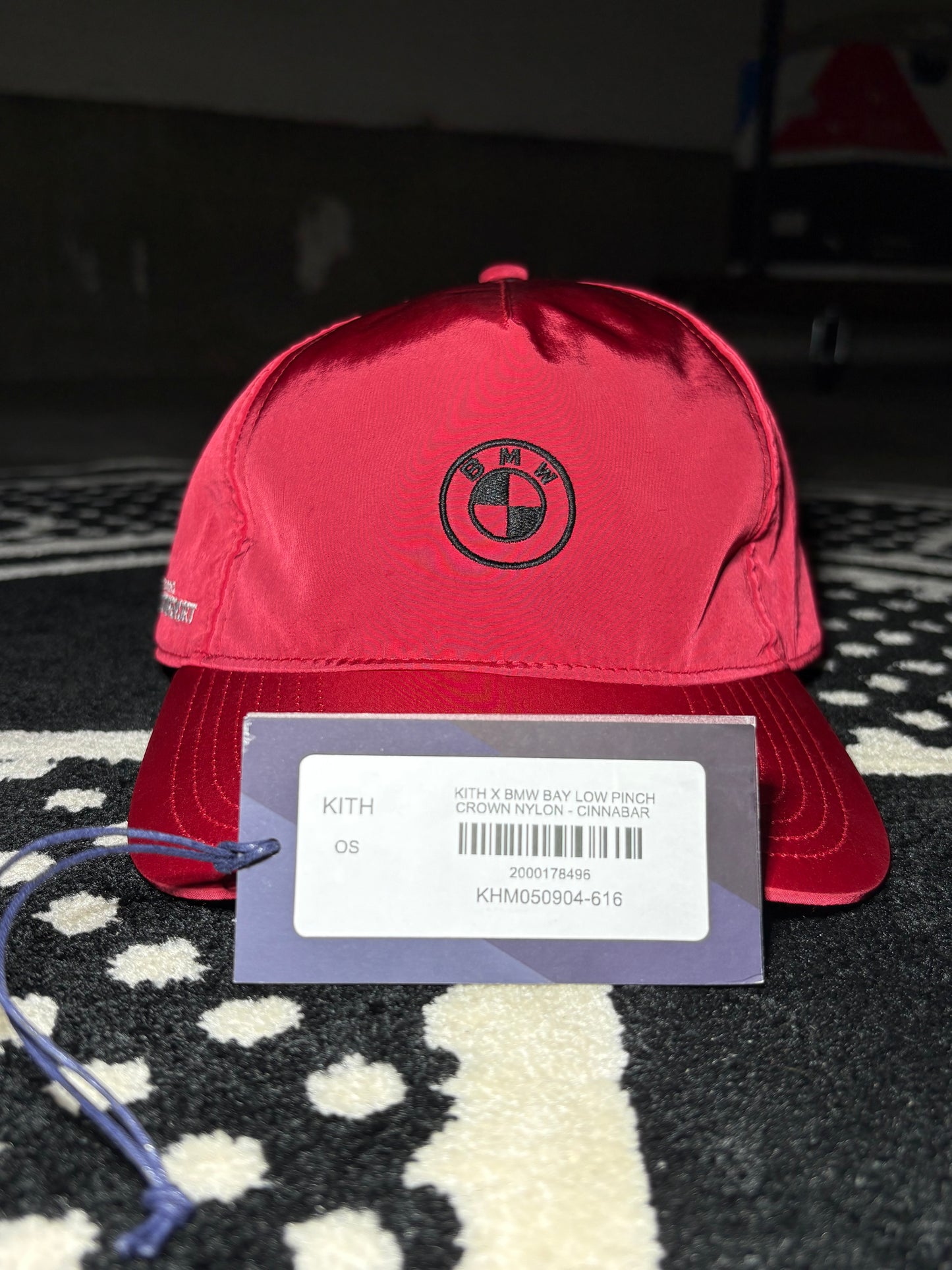 BMW KITH Low-Pinch Crown Snapback - Cinnabar