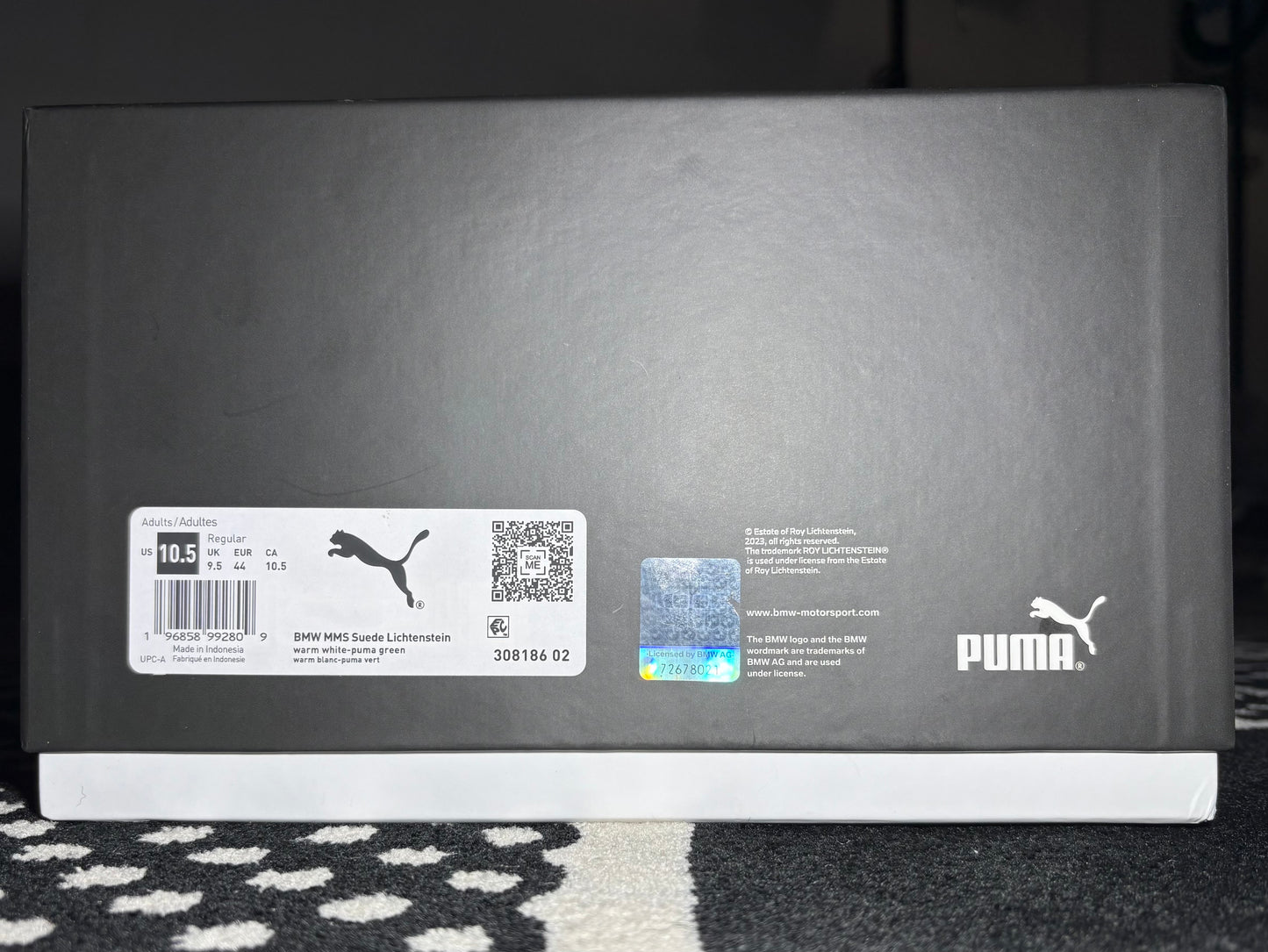 BMW Motorsport Roy Lichtenstein PUMA Shoes [10.5]