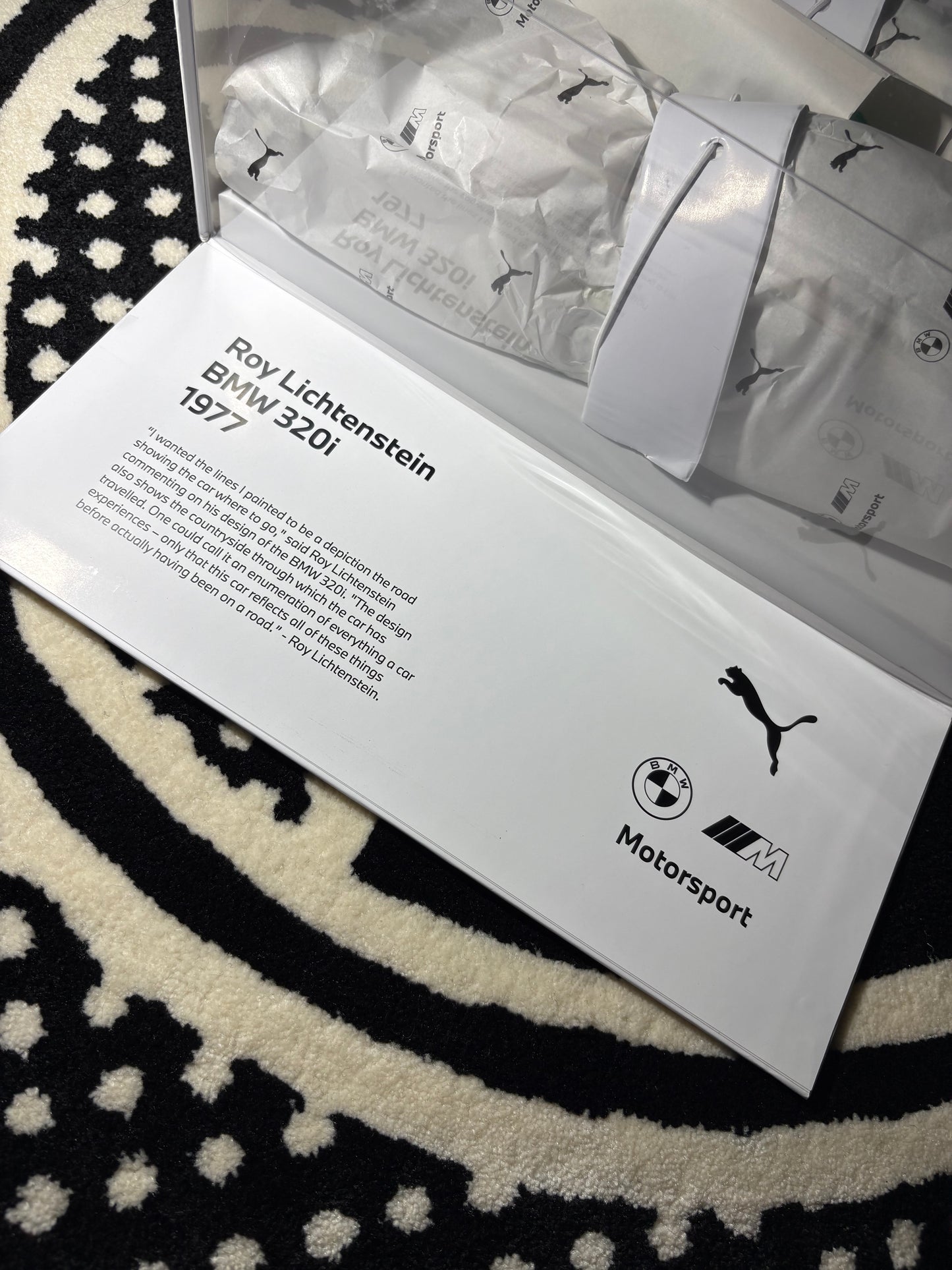 BMW Motorsport Roy Lichtenstein PUMA Shoes [10.5]