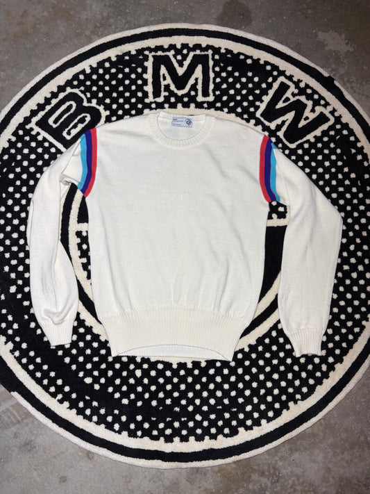 Vintage BMW Motorsport GmbH White Pullover [S]