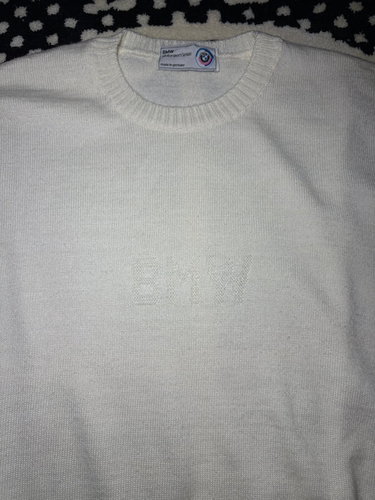 Vintage BMW Motorsport GmbH White Pullover [S]
