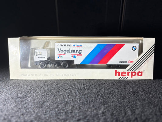 1:87 Herpa Team Linder BMW Race Hauler